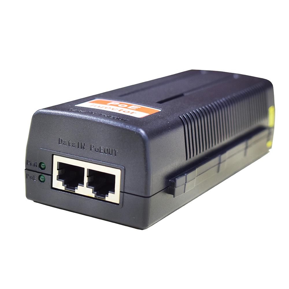 Injetor PoE (Power Over Ethernet) D-NET, Alimenta Dispositivos em até 100 M, 30 Watts (DN-POE-1001-30W)
                                