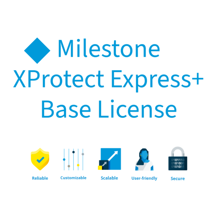 Milestone XProtect Express+ Base License XPEXPLUSBL