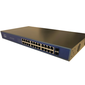 D-NET 24 PoE Port +2 SFP Port Network Switch, Commutator, PoE (DN-POE-33024PF)