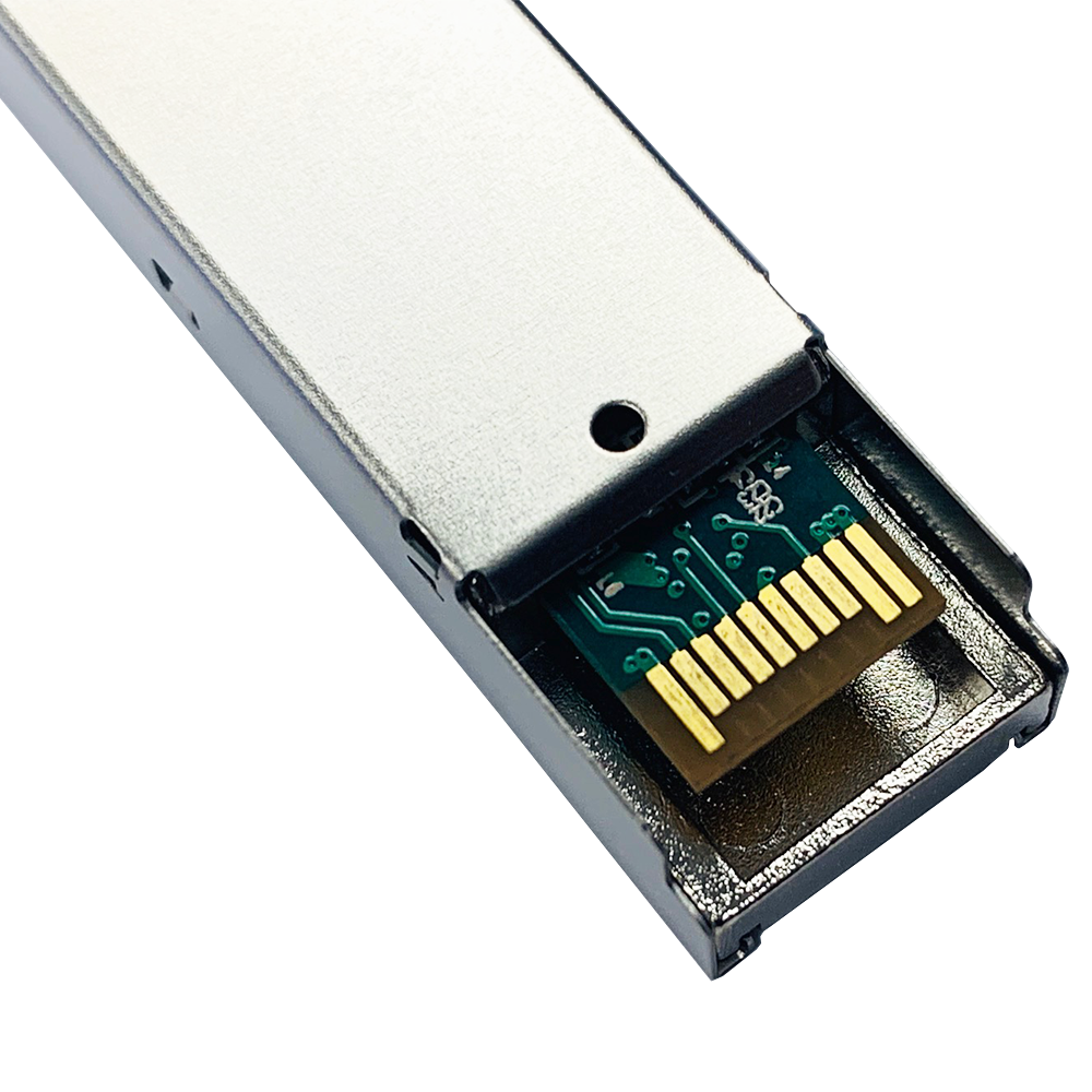 D-NET Gigabit SFP Module, LC Fiber Connector, Multi-Mode, Mini-GBIC, Up to 550 Meters (1800 ft.), (DN-SFP-SX)