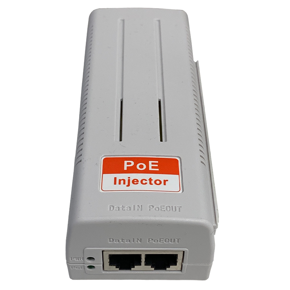 D-NET Power Over Ethernet (PoE) Injector, Powers Devices up to 100 M (328 Ft.), 60 Watts (DN-POE-1001-60W)