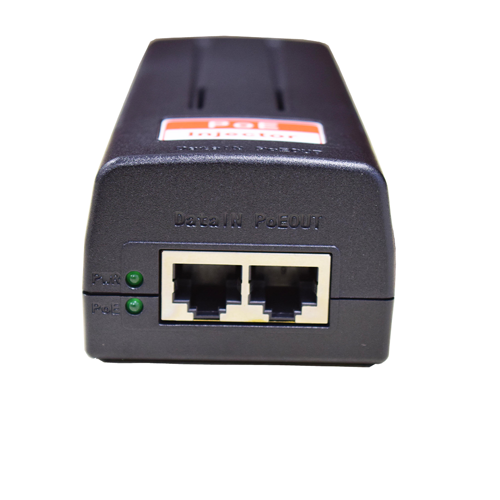 D-NET Power Over Ethernet (PoE) Injector, Powers Devices up to 100 M (328 Ft.), 30 Watts (DN-POE-1001-30W)