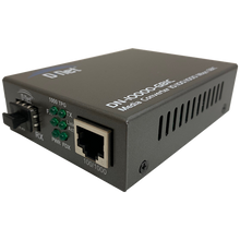 Load image into Gallery viewer, D-NET Ethernet Media Converter, Multimode Dual LC Fiber, SFP Module to 10/100/1000 Base-T (550m), (DN-10000-GBIC)