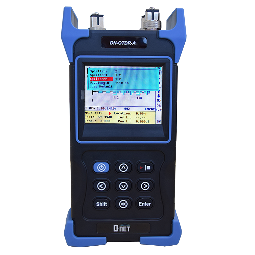 D-NET Palm OTDR 1310/1550/1625nm 38/37dB With PM/LS/ VFL/ (DN-OTDR-AX)