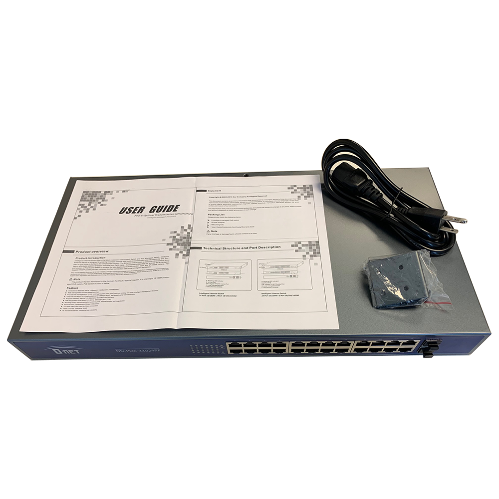 D-NET Gigabit Power Over Ethernet (PoE) Injector – DCAmericas